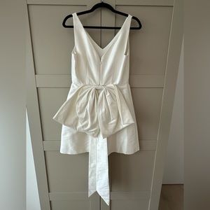 Sachin & Babi Archie V-Neck Bow Back Mini Dress